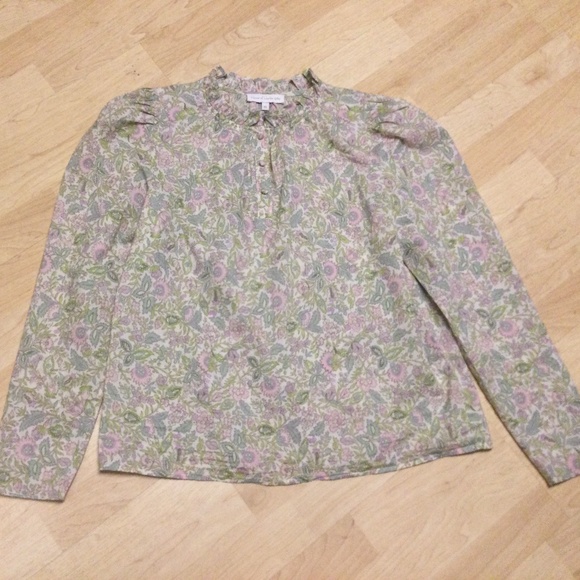 House of Harlow 1960 Tops - House of Harlow 1960 puff sleeve floral print top